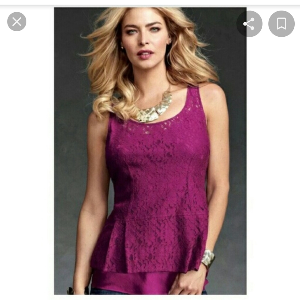 Cabi #131  Lacy Top